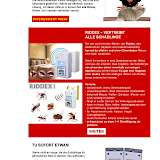 Eines der E-Mails von Riddex