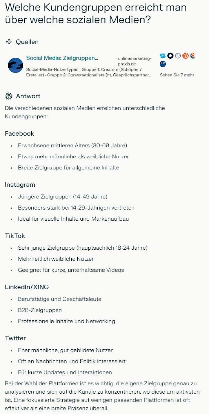24-09 Perplexity-Antwort zu Sozialen Medien